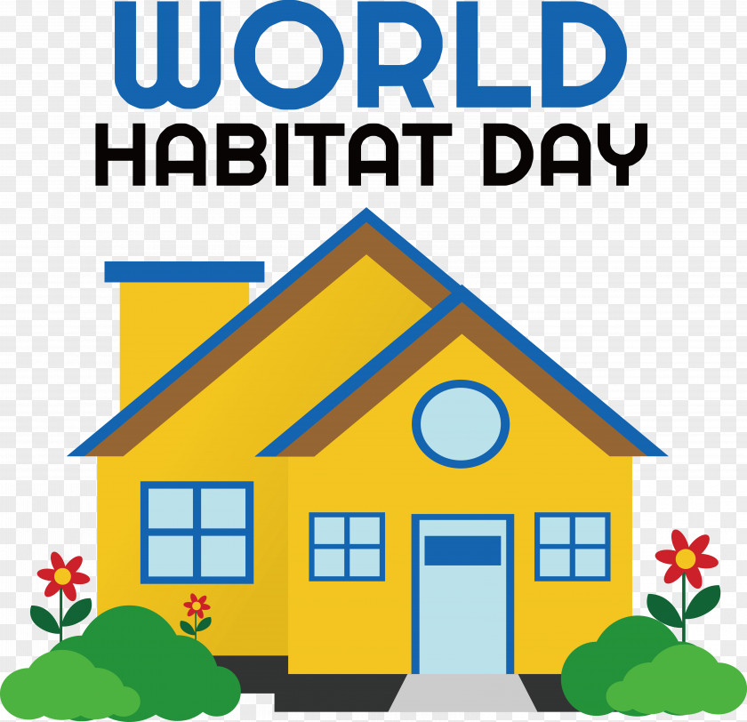 World World Habitat Day Human Natural Environment Vector PNG