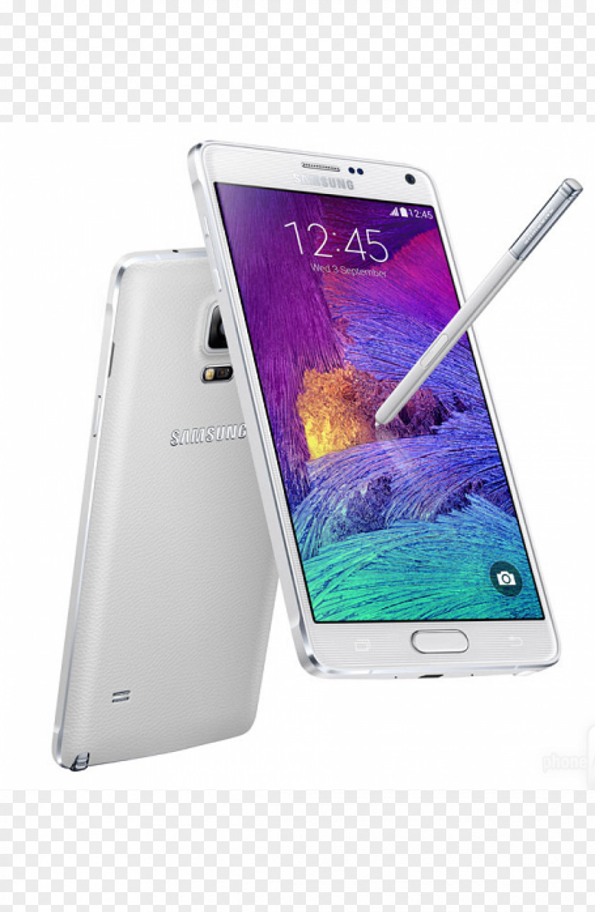 Edge Samsung Galaxy Note 4 4G LTE Telephone PNG