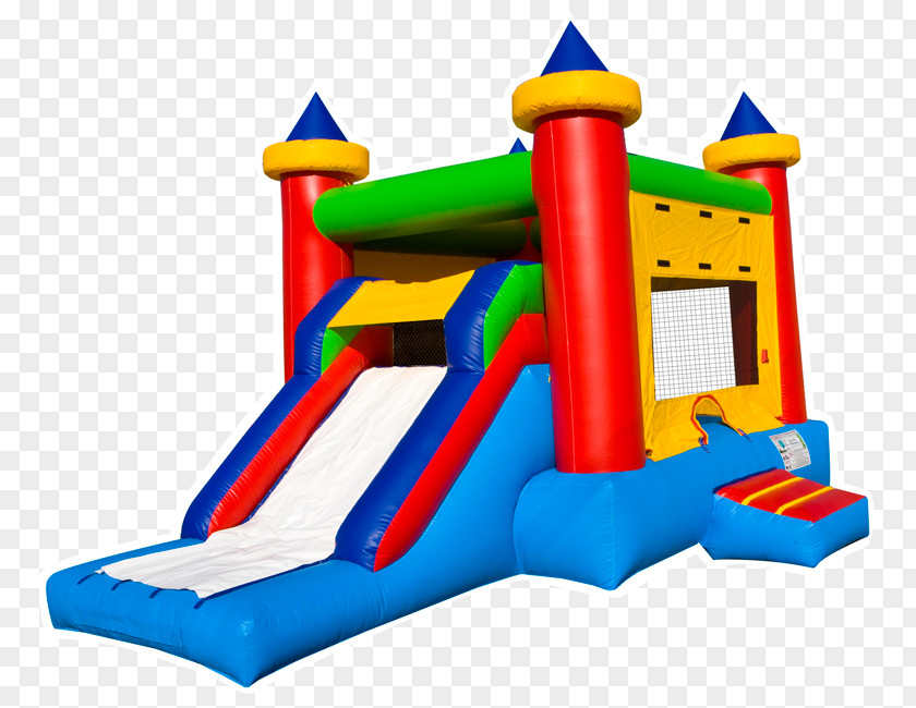 Family Party Inflatable Bouncers Castle Playground Slide PNG