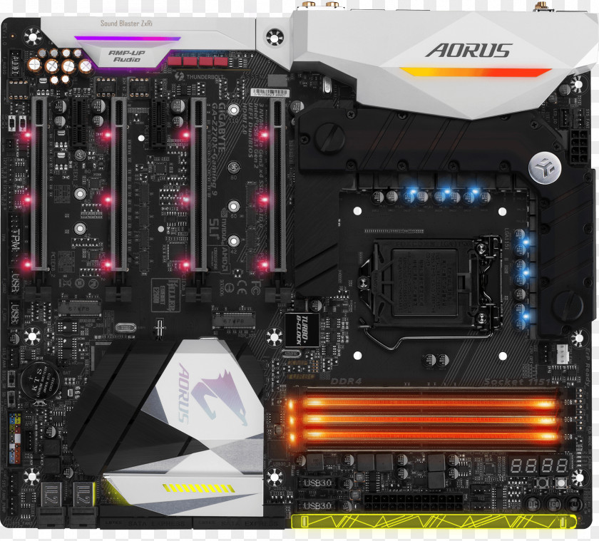 Intel LGA 1151 Motherboard Gigabyte Technology ATX PNG