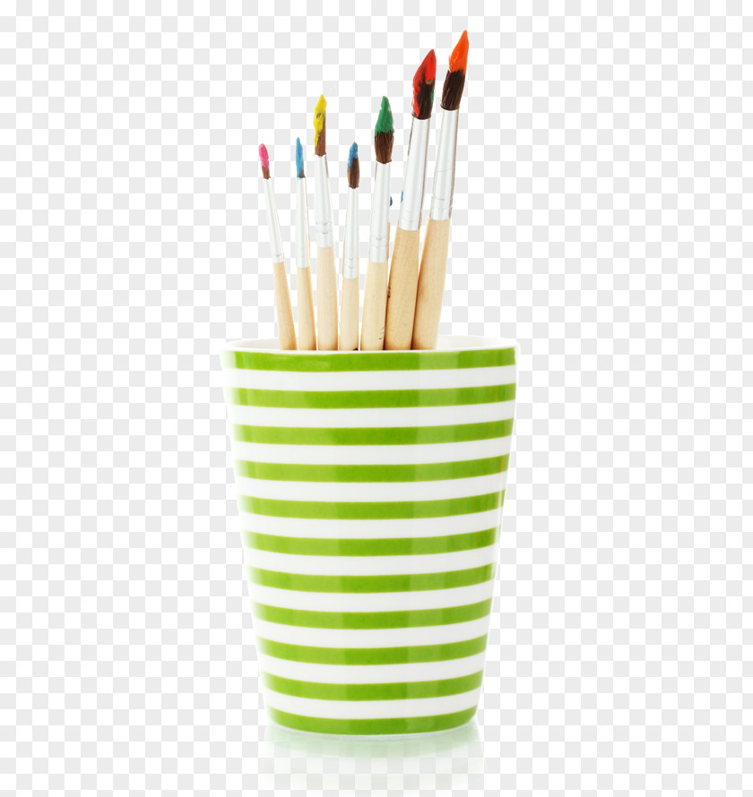 Paint Brushes In A Cup Gouache Photography PNG