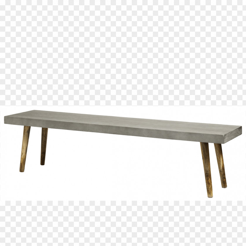 Table Concrete Wood Furniture Bench PNG