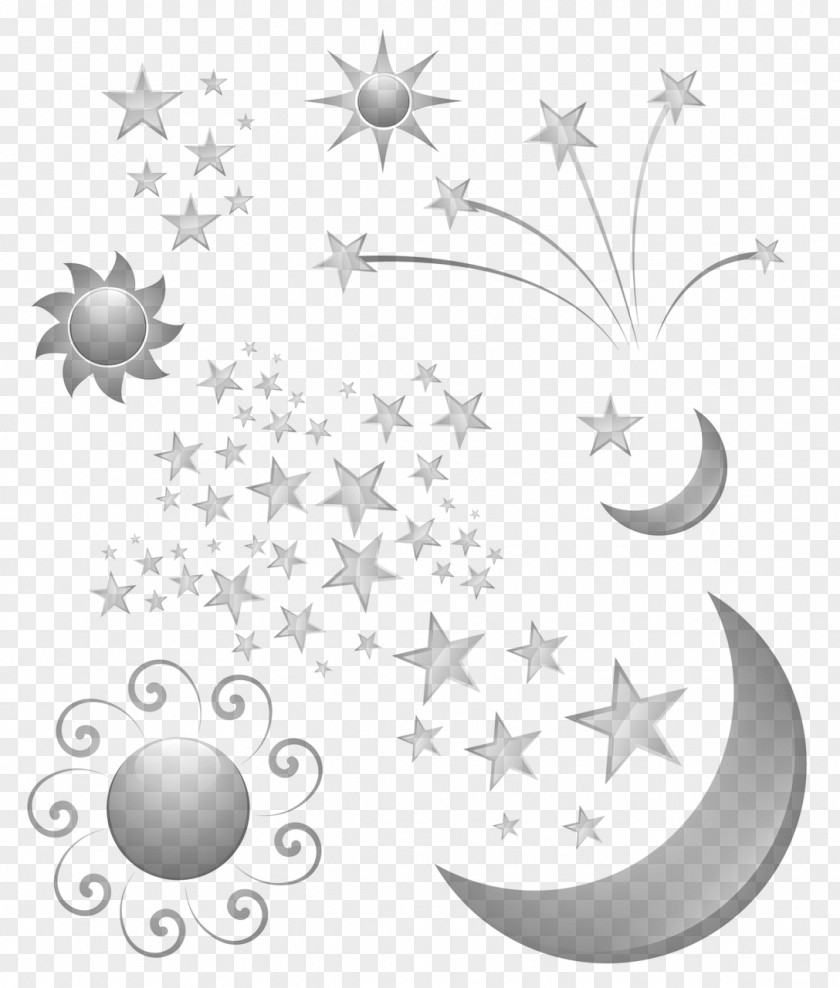 Moon Clipart Stars Clip Art Star Image Illustration Shirt PNG