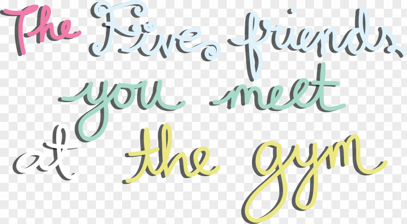 Nice To Meet You Fitness Centre Calligraphy Brand Font PNG
