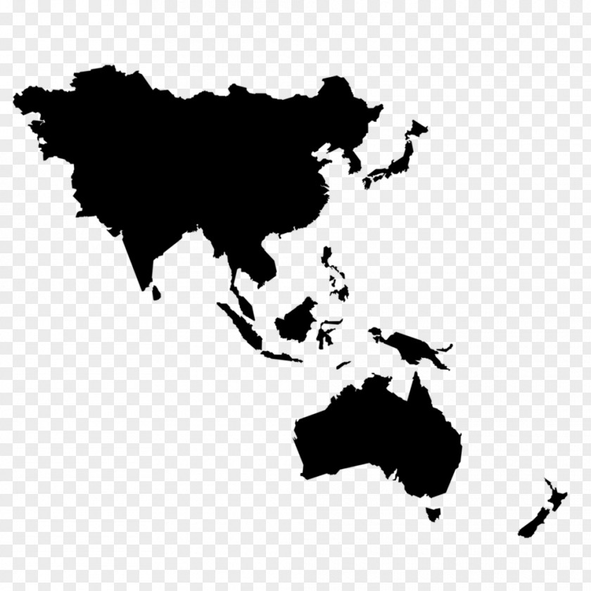 World Map Asia-Pacific East Asia PNG