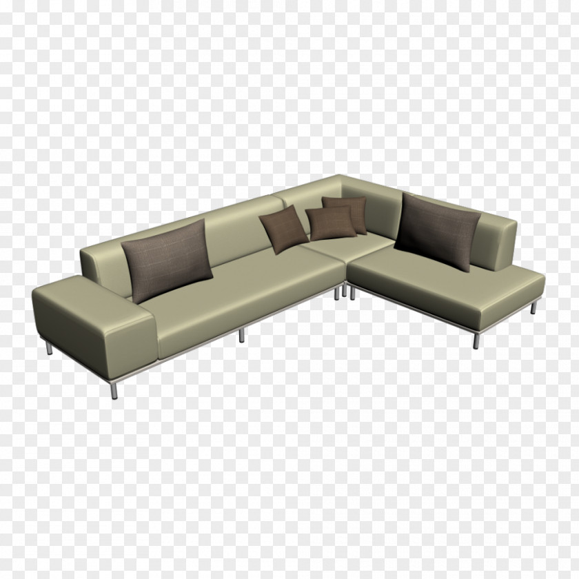 Couch Furniture Foot Rests Spatial Planning Sofa Bed PNG