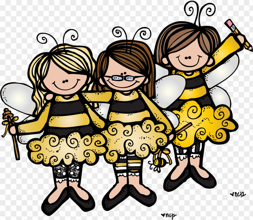 Doodle Western Honey Bee Beehive Clip Art PNG
