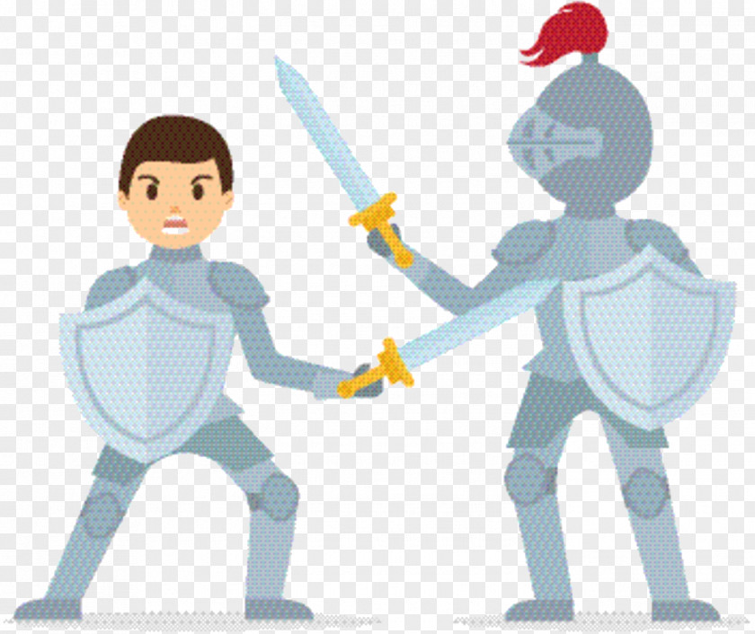 Fencing Gesture Boy Cartoon PNG