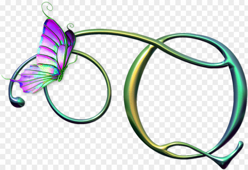 Q Butterfly Letter Alphabet PNG