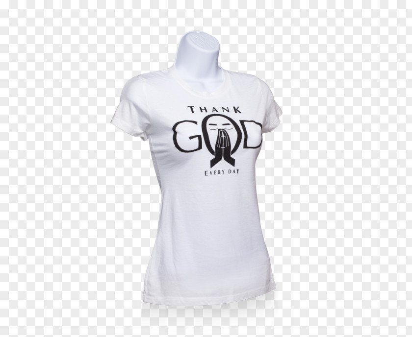 Thank God T-shirt Sleeve Outerwear Neck PNG