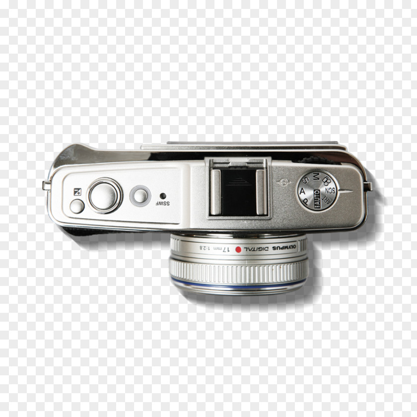 Silver Digital Camera Models Lens Photographic Film PNG