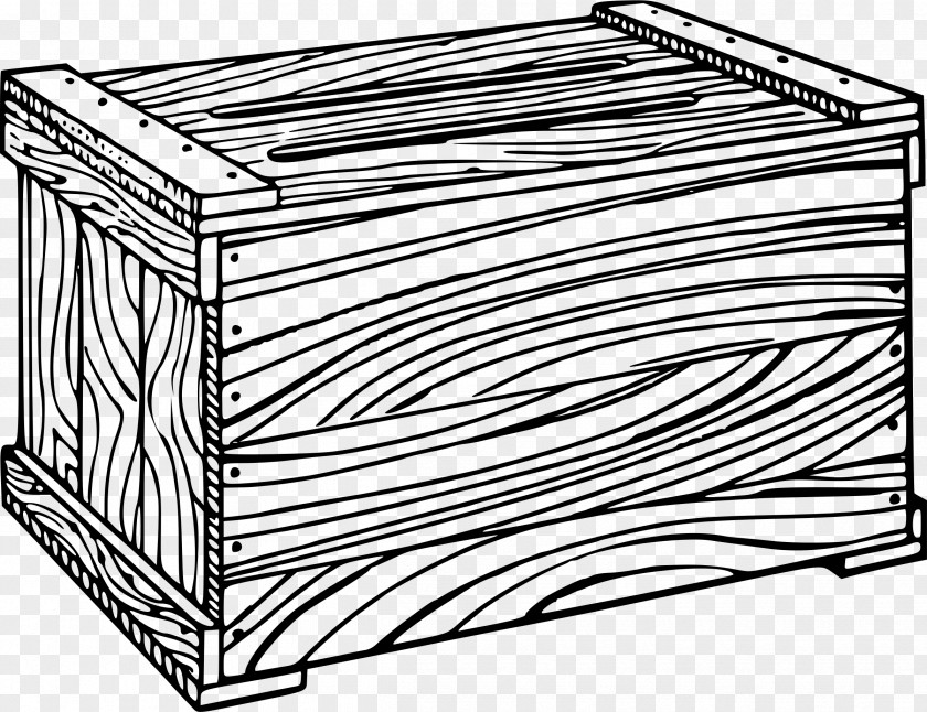 Box Crate Wooden Clip Art PNG