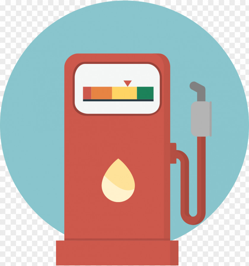 Creative Filling Station Gasoline Fuel Dispenser PNG