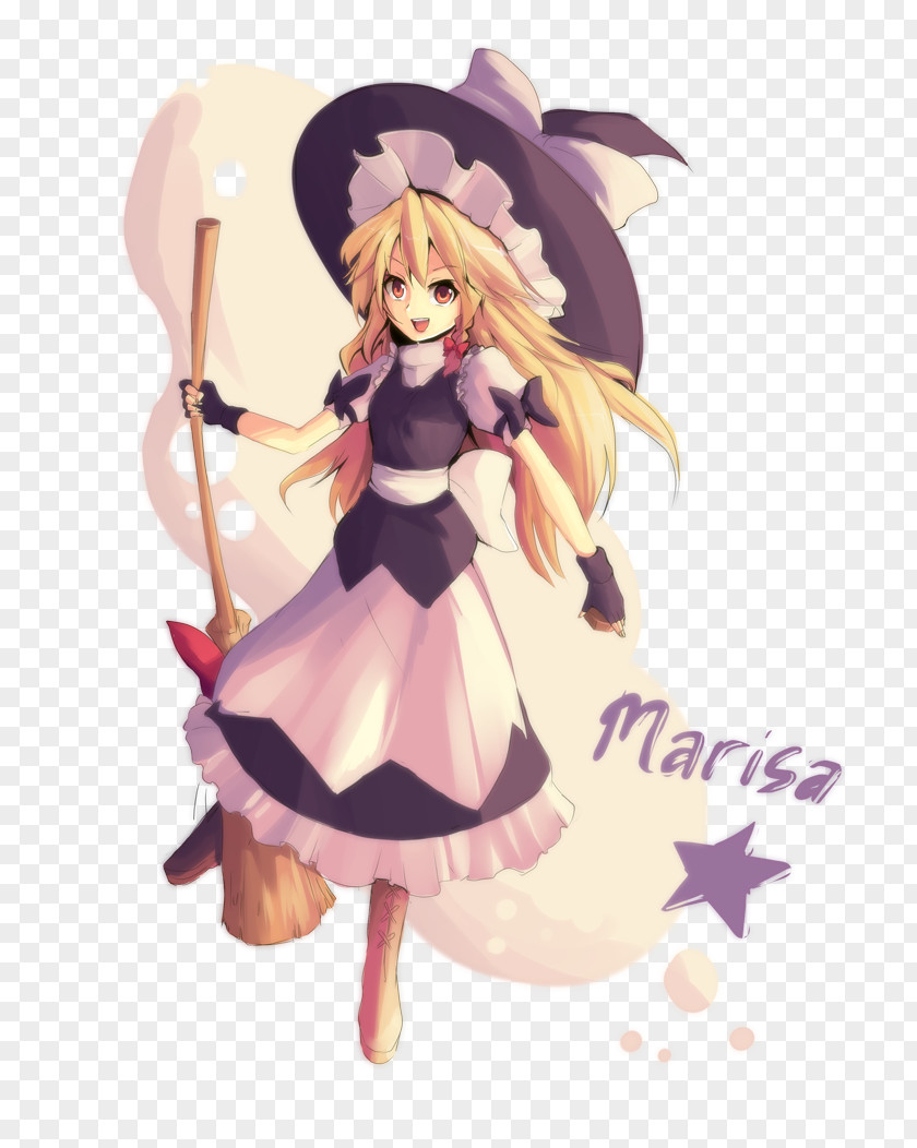 Marisa Kirisame Perfect Cherry Blossom Character Magician Braid PNG
