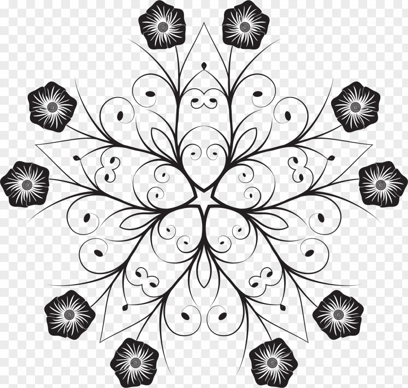 Motif Clipart Floral Design Clip Art PNG