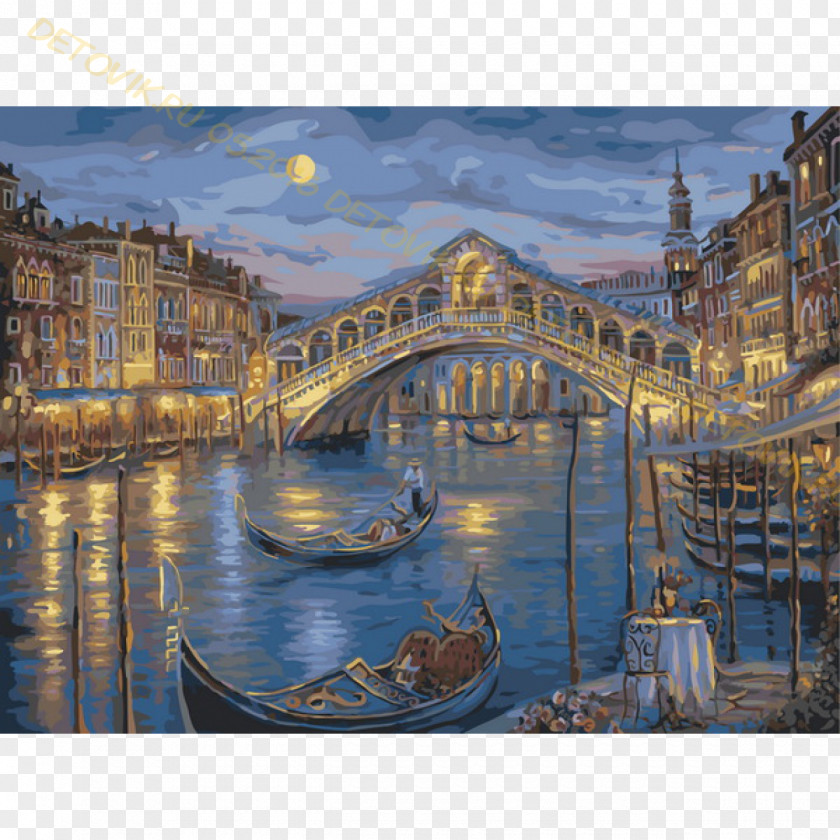 Painting Venice Oil Art PNG