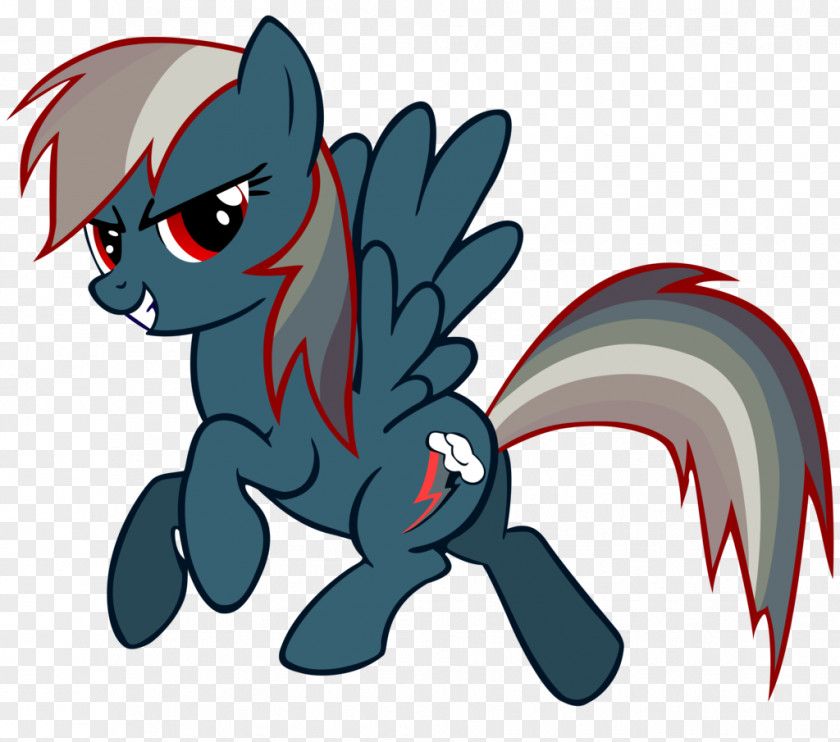 Rainbow Pony Dash Horse PNG