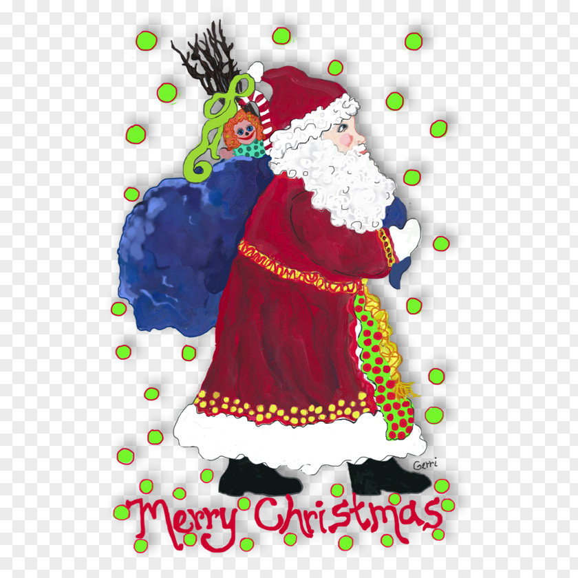 Santa Claus Christmas Tree Ornament PNG