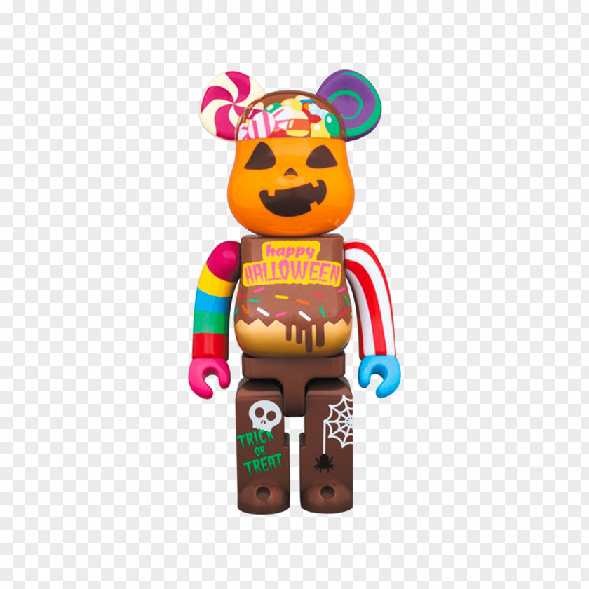 Toy Bearbrick Designer Halloween Medicom PNG