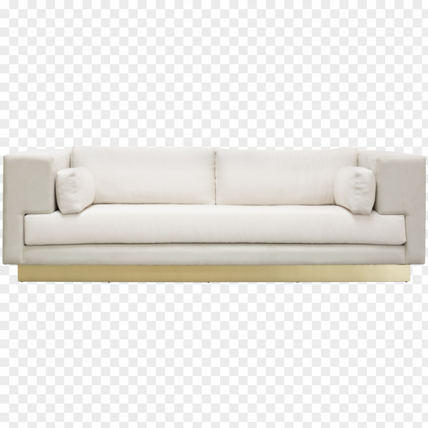 White Sofa Bed Couch Slipcover Cushion Upholstery PNG
