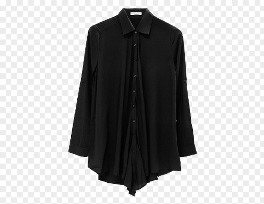 Trendy Blouse Sleeve Clothing Uniqlo Collar PNG