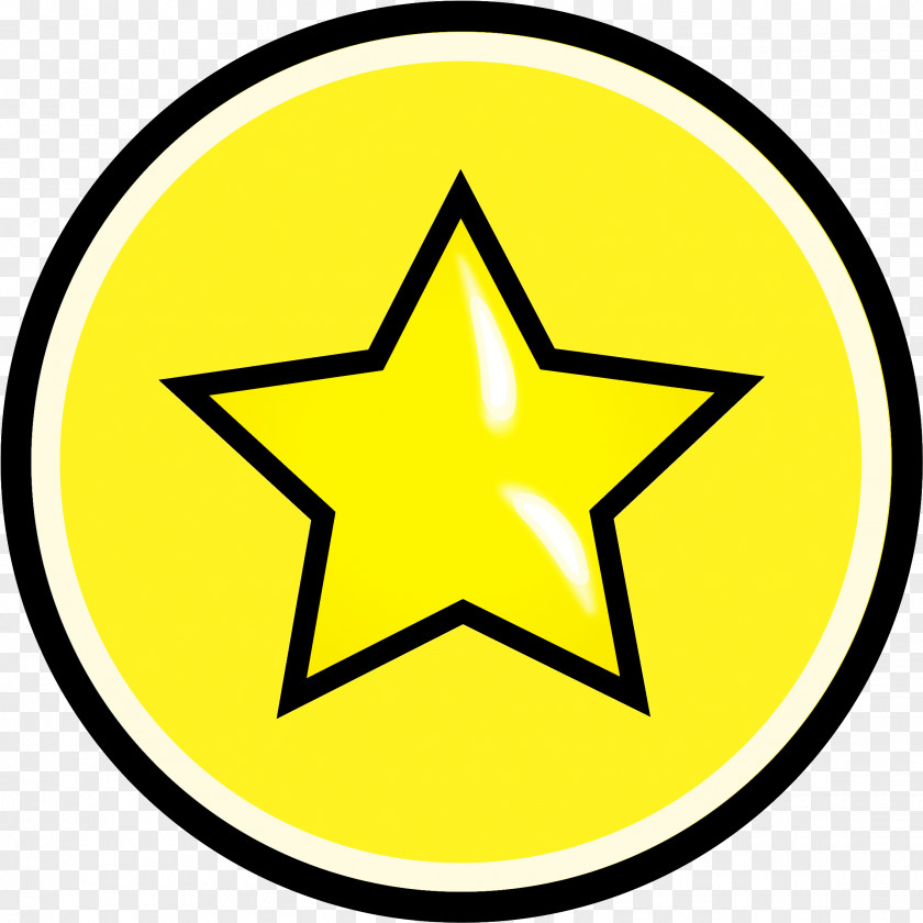 Yellow Symbol Sticker Sign Emblem PNG
