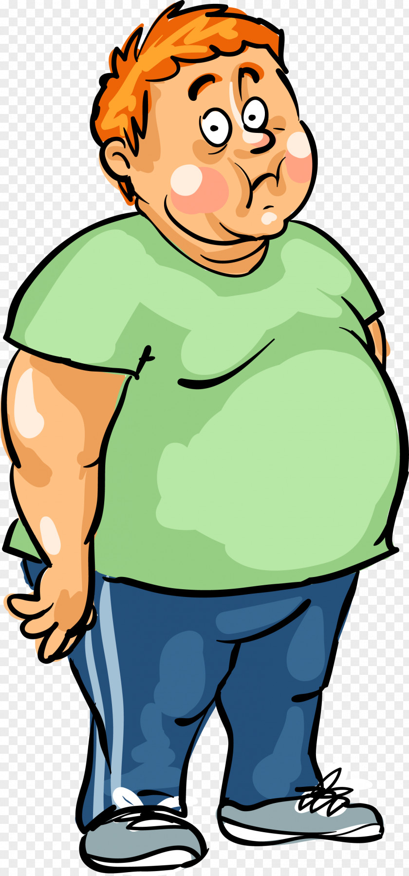A Fat Man Male PNG