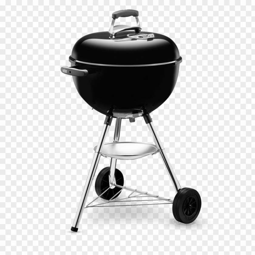 Barbecue Weber Compact Kettle 47 Cm In Diameter Black Weber-Stephen Products Grilling Charcoal PNG