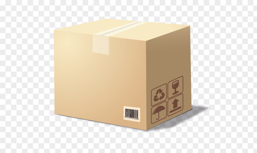 Box Cardboard Product Packaging And Labeling Logistics PNG