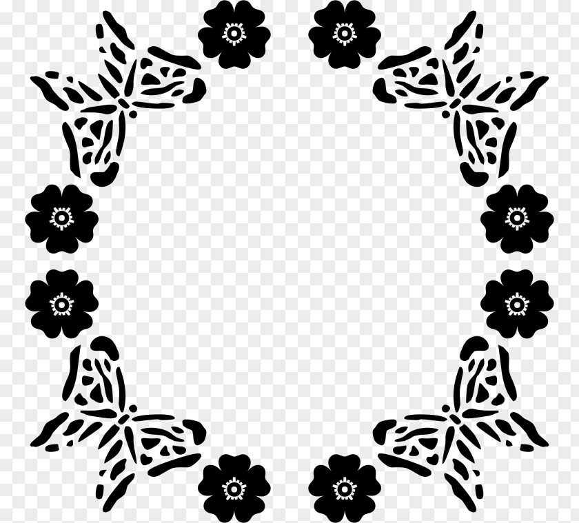 Butterfly Black And White Drawing Clip Art PNG