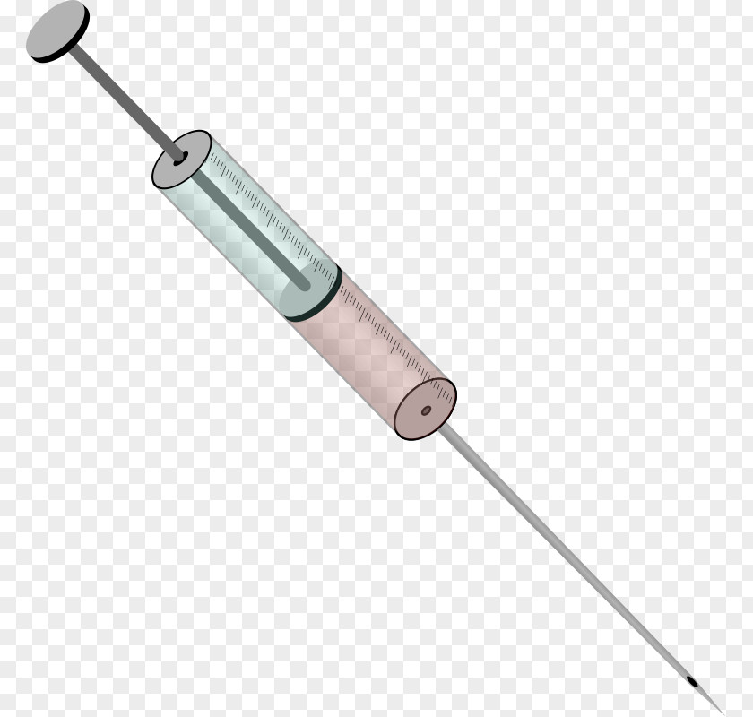Cartoon Needle Tube With Syrup Sewing Hypodermic Syringe Clip Art PNG