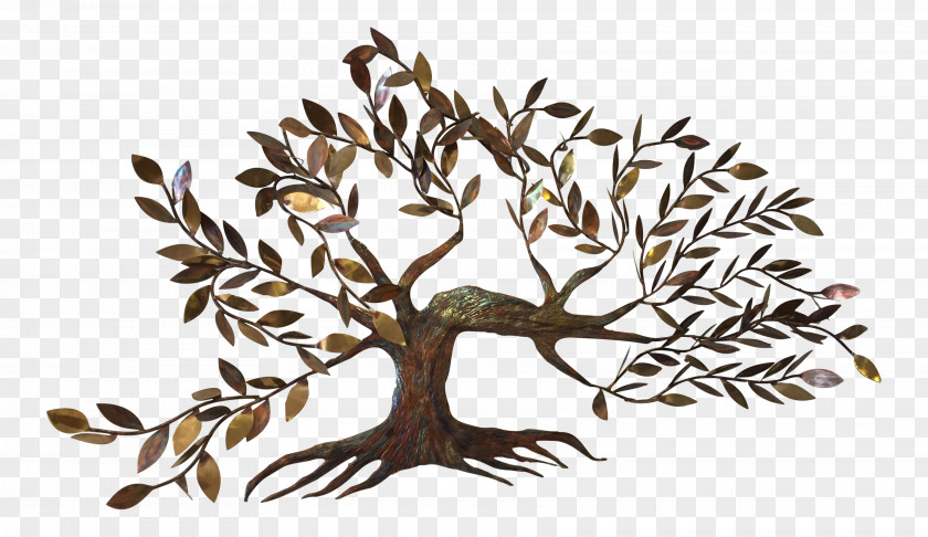 Honey Locust Tree Leaves Leaf Twig Maple Metal Bronze PNG
