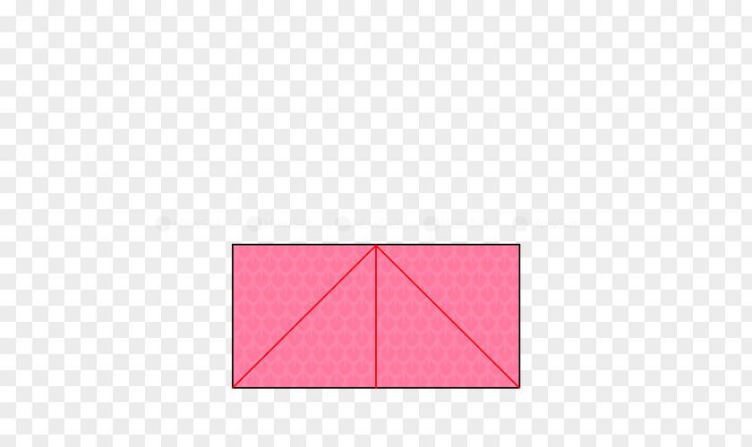 Origami Bird Line Angle Pink M PNG