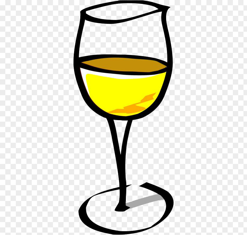 Quill White Wine Glass Clip Art PNG