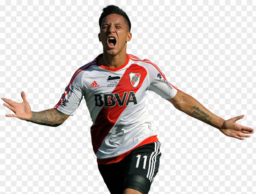 River Plate Soccer Player Jersey PNG