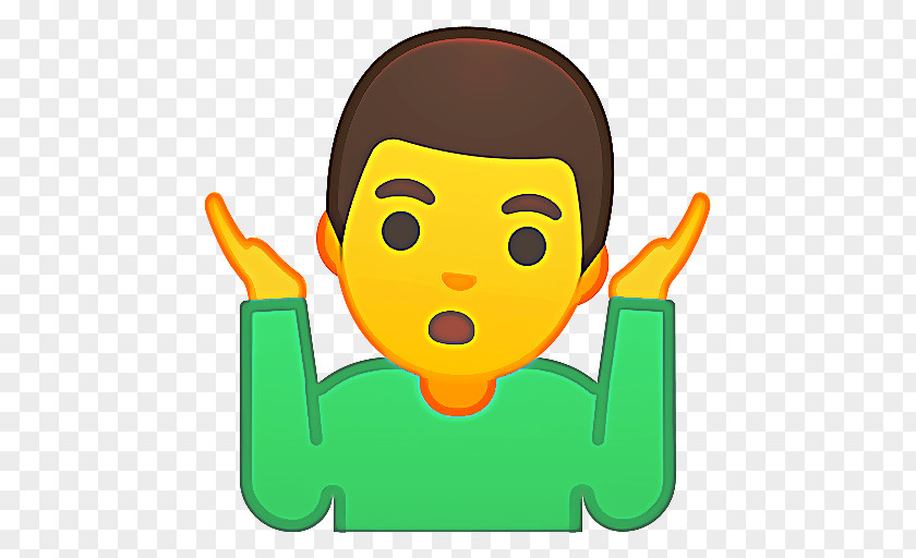 Thumb Child Smile Emoji PNG