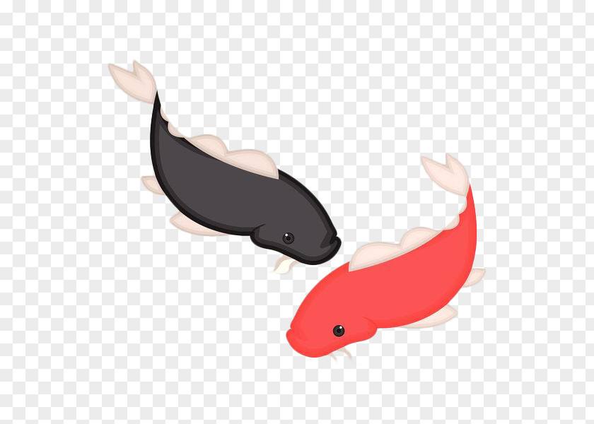 Vector Hand-painted Pisces Swimming Stock Illustration Royalty-free PNG