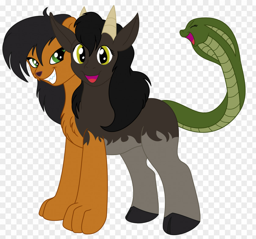 Chimera Pony Apple Bloom Horse Cat PNG