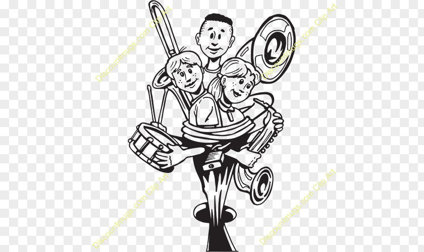 Musical Instruments Clip Art Ensemble Marching Band Brass PNG
