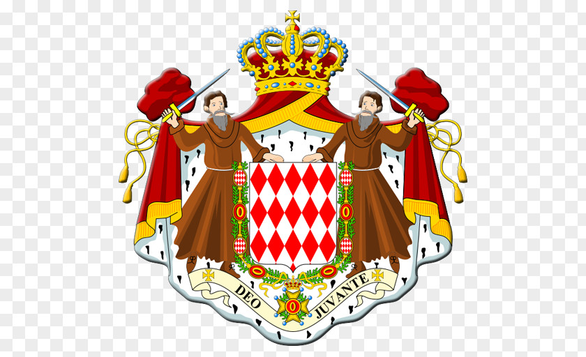 Royal Court Coat Of Arms Monaco National Emblem Flag PNG