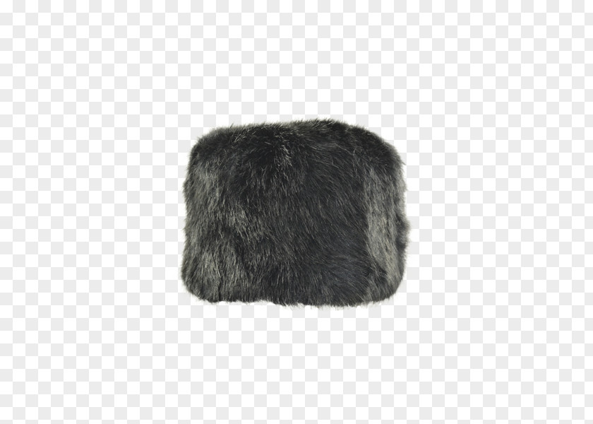 Warm Fur Clothing Headgear Black M PNG