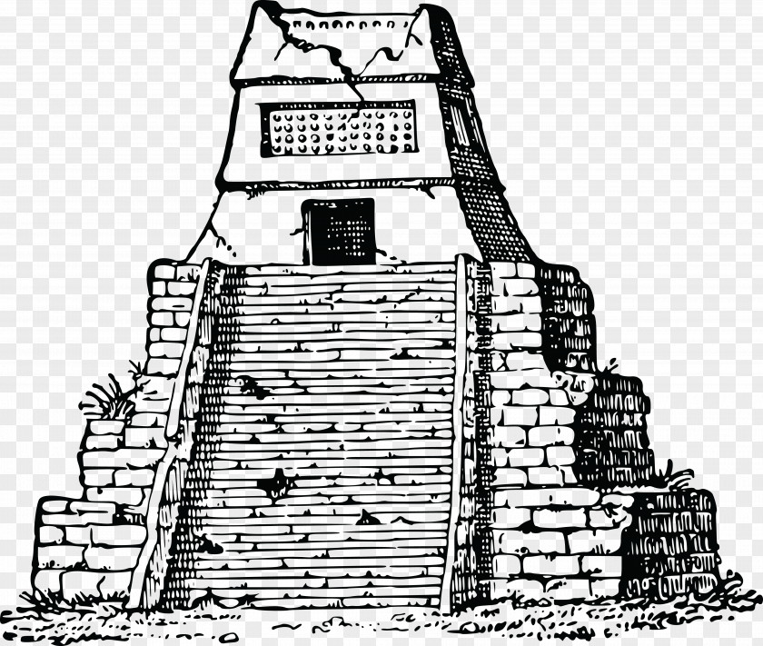 Cartoon Pyramid El Castillo, Chichen Itza Mesoamerican Pyramids Egyptian Maya Civilization Aztec PNG
