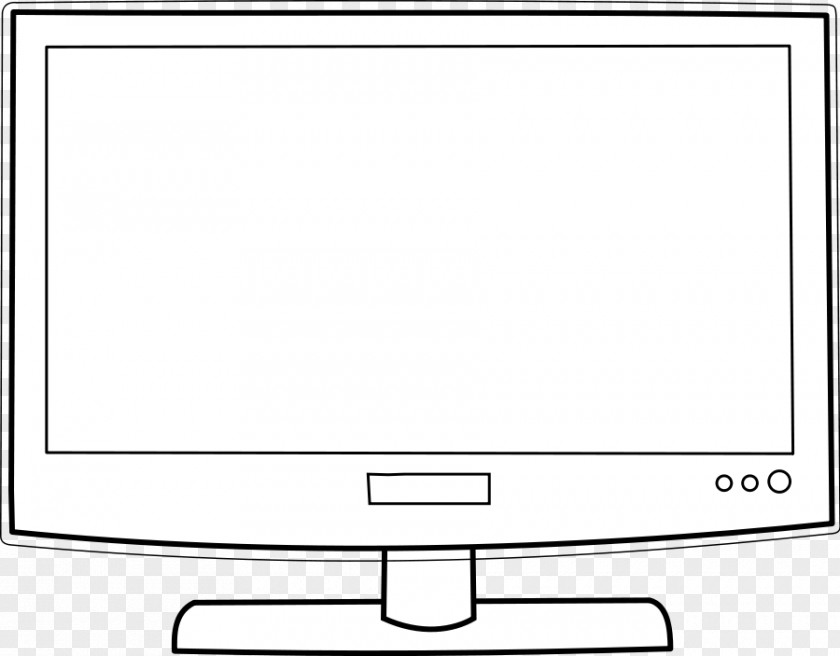 Computer Screen Clipart Television Show Coloring Book Drawing PNG