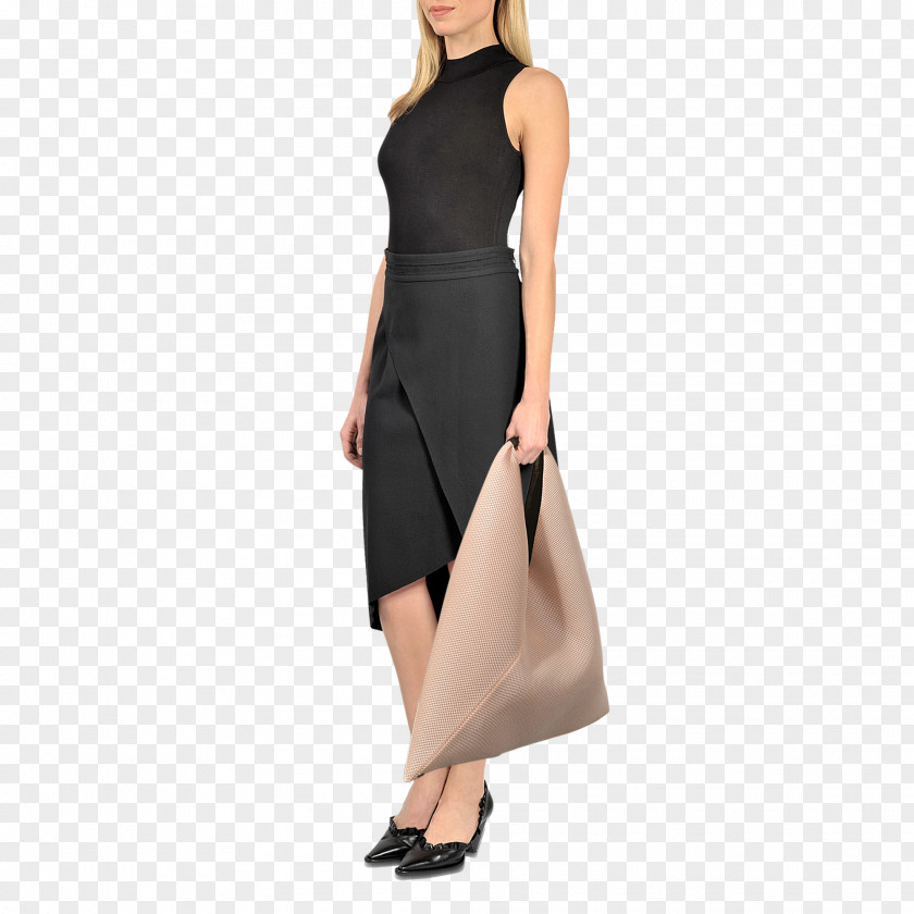 Dress Little Black Shoulder Giuseppe Zanotti PNG