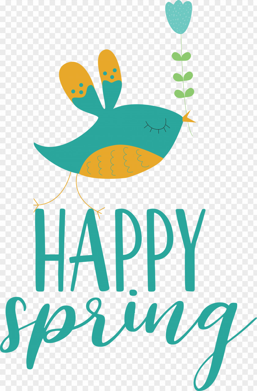 Logo Teal Leaf Line Happiness PNG