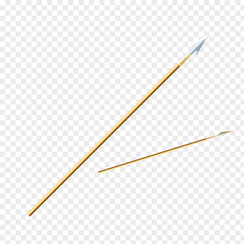 War Weapons Spear Yellow Angle Pattern PNG