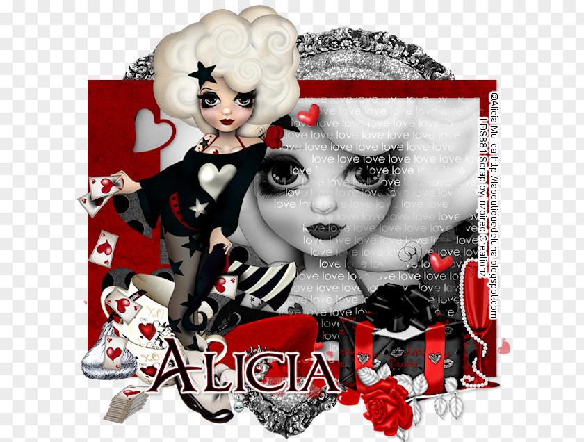 ALICIA MUJICA Doll Poster Font PNG