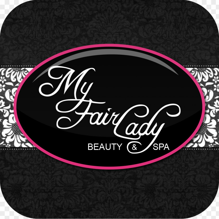 Beauty Salon Nail Business Card Brand Logo Black M Font PNG