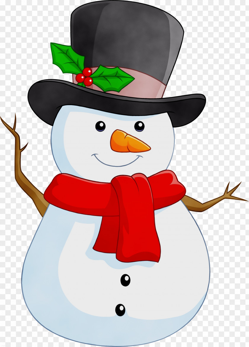 Cartoon Snowman PNG