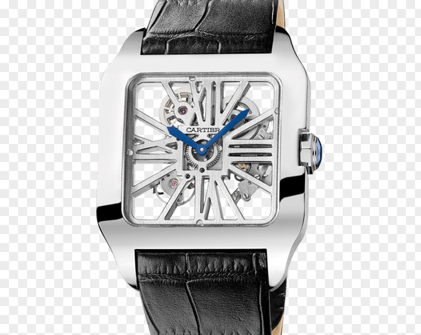 Occasion Cartier Tank Skeleton Watch Santos PNG